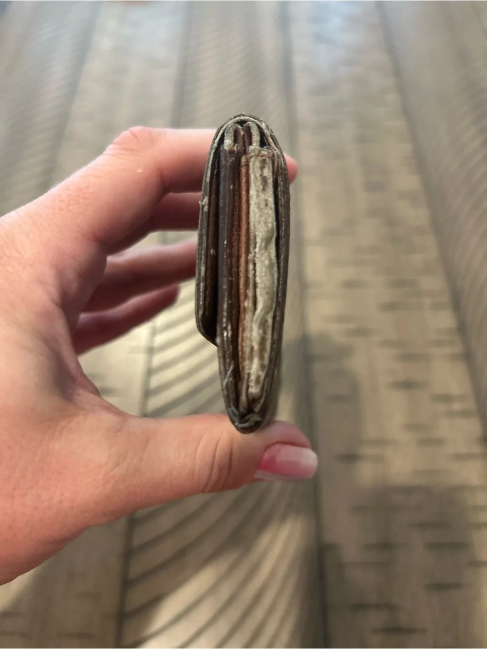 Louis Vuitton Brown Monogram Snap Card Holder